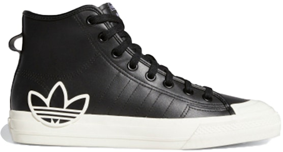 阿迪达斯 Originals Nizza 高帮 '黑白' FX8496 Order 阿迪达斯 Originals Nizza 高帮 '黑白' FX8496