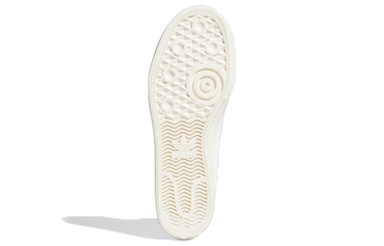Details for adidas originals NIZZA Hi Rf 高幫 板鞋 男女同款 純白色