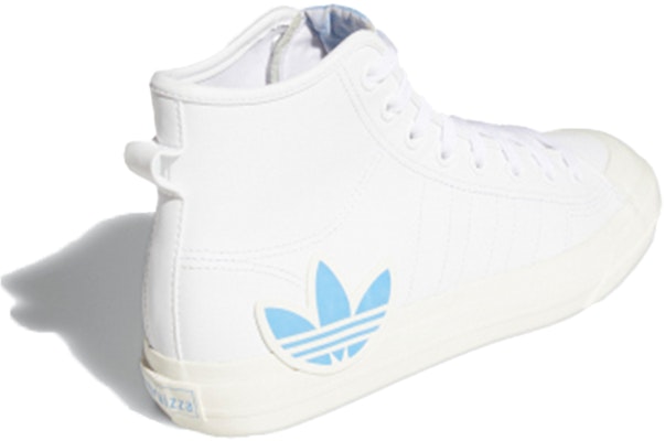 adidas originals Nizza Hi Rf 'White Blue' FX8497 Shop adidas originals Nizza Hi Rf 'White Blue' FX8497