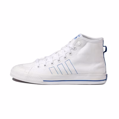 adidas originals Nizza Hi Rf 'White Black'