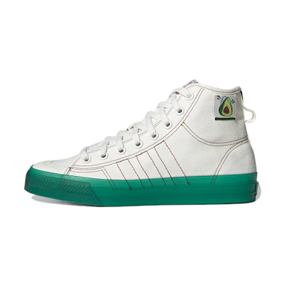 adidas originals Nizza Hi Rf 'White Green'