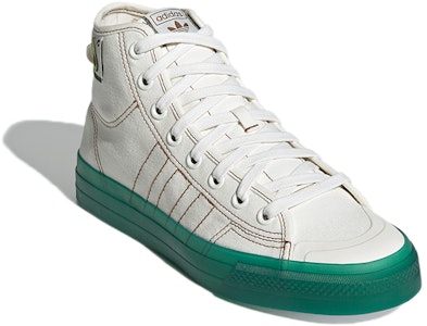アディダス オリジナルス Nizza Hi RF 白緑 GX2707 Lookbook アディダス オリジナルス Nizza Hi RF 白緑 GX2707