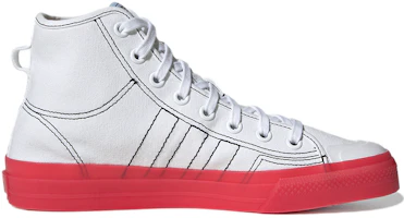 Order adidas originals NIZZA Hi Rf 高筒板鞋 男女皆宜 白紅