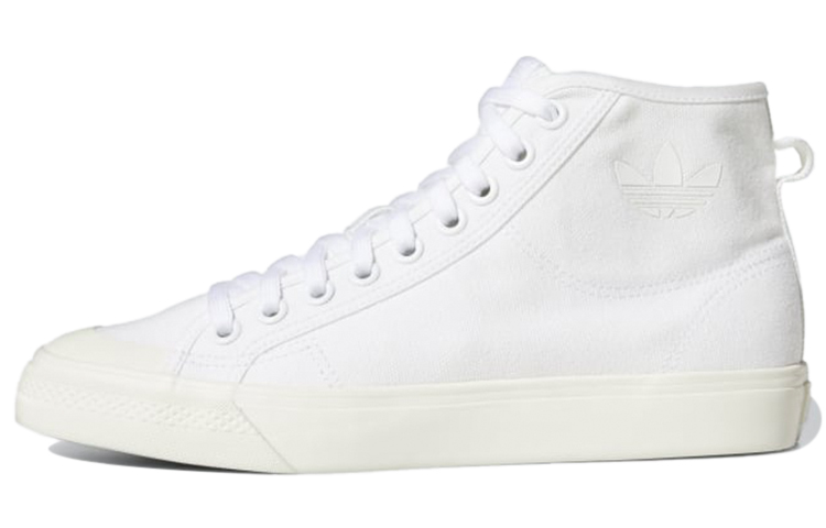 Buy adidas originals Nizza 高筒 撥油透氣 休閒帆布鞋 雲白色
