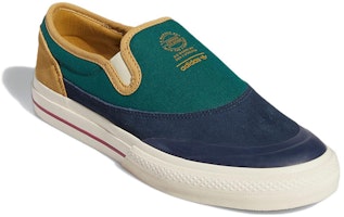 adidas originals NIZZA RF 滑入款 時尚休閒 防滑耐磨 低筒 板鞋 男女款 綠藍黃白 Lookbook adidas originals NIZZA RF 滑入款 時尚休閒 防滑耐磨 低筒 板鞋 男女款 綠藍黃白