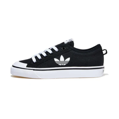adidas originals Nizza Trefoil 'Black White'