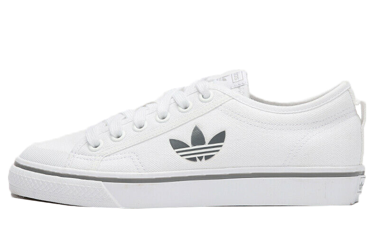 adidas originals Nizza Trefoil 'White Black'