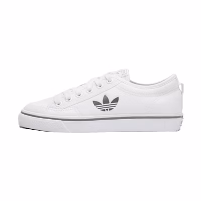 adidas originals Nizza Trefoil 'White Black'