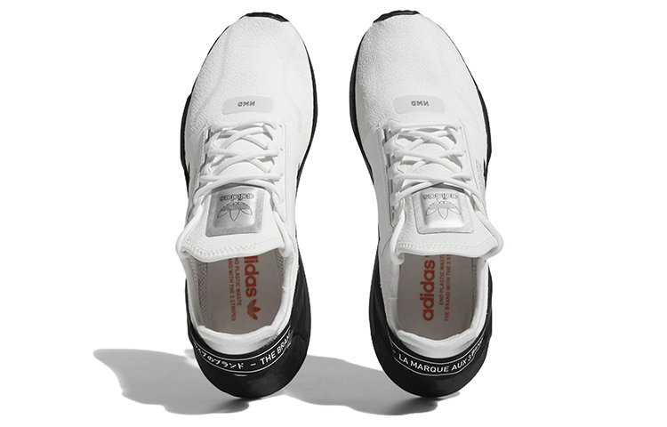 Purchase adidas originals NMD_R1 減震防滑耐磨 低幫 運動休閒鞋 男女同款 白黑