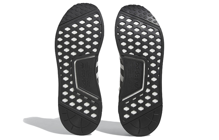 Details for adidas originals NMD_R1 減震防滑耐磨 低幫 運動休閒鞋 男女同款 白黑