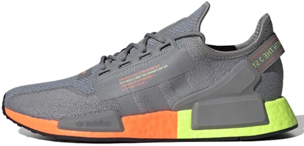 愛迪達 Originals NMD_R1 V2 灰橙綠 Buy 愛迪達 Originals NMD_R1 V2 灰橙綠