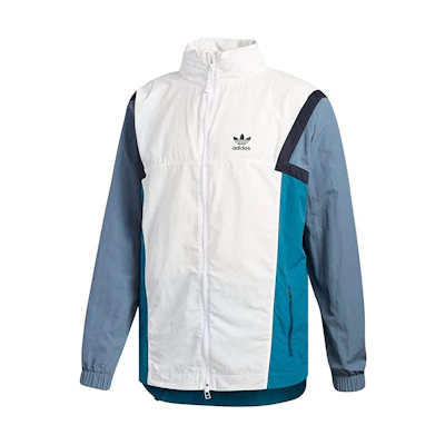 adidas Originals Nova Wind Jkt Multicolor Logo Zip-Up Jacket White () CE2480