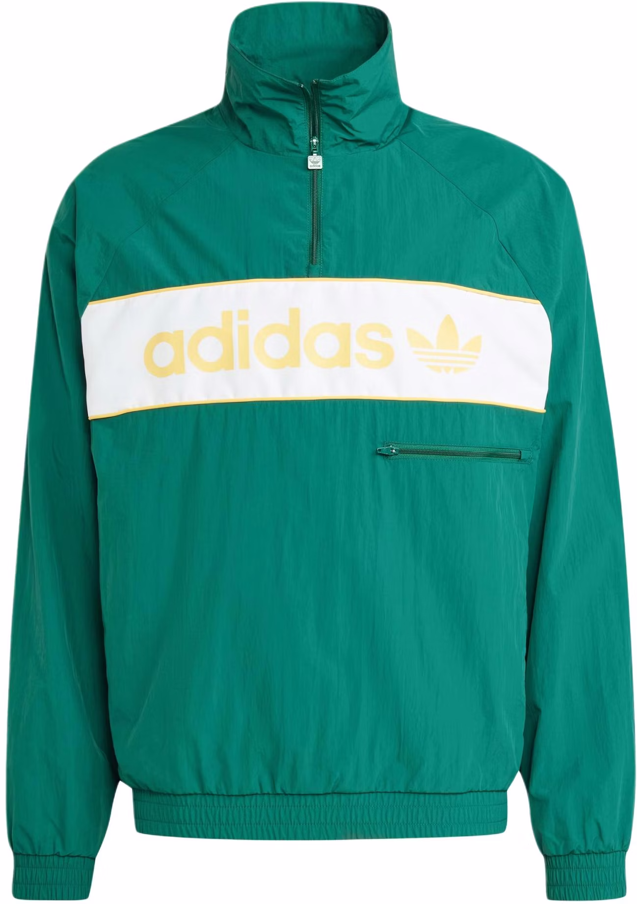 adidas-originals-ny-windbreaker-green-logo-print-short-zip-jacket-men-is-3318