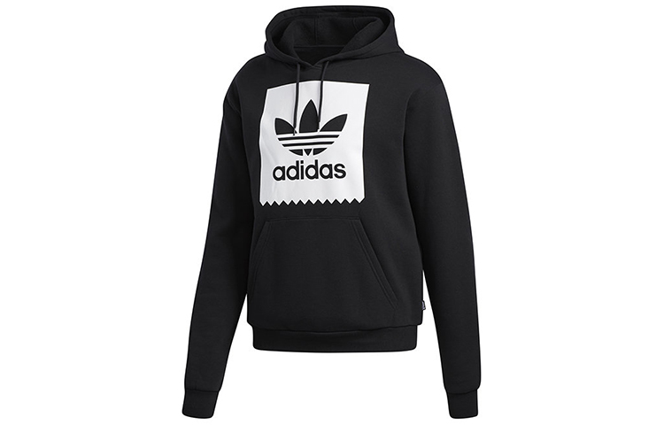 adidas Originals Off Court Popover Trefoil Hoodie Men’s Black EC7323