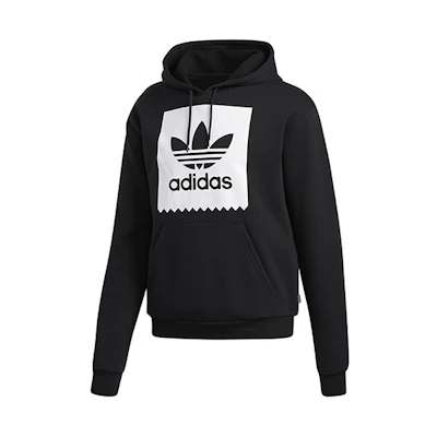 adidas Originals Off Court Popover Trefoil Hoodie Men’s Black EC7323