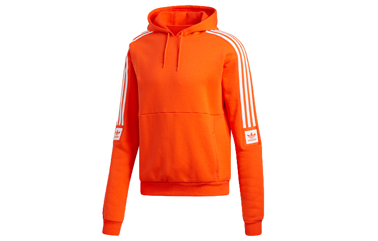 adidas Originals Orange-Yellow Casual Sports Hoodie EC7333