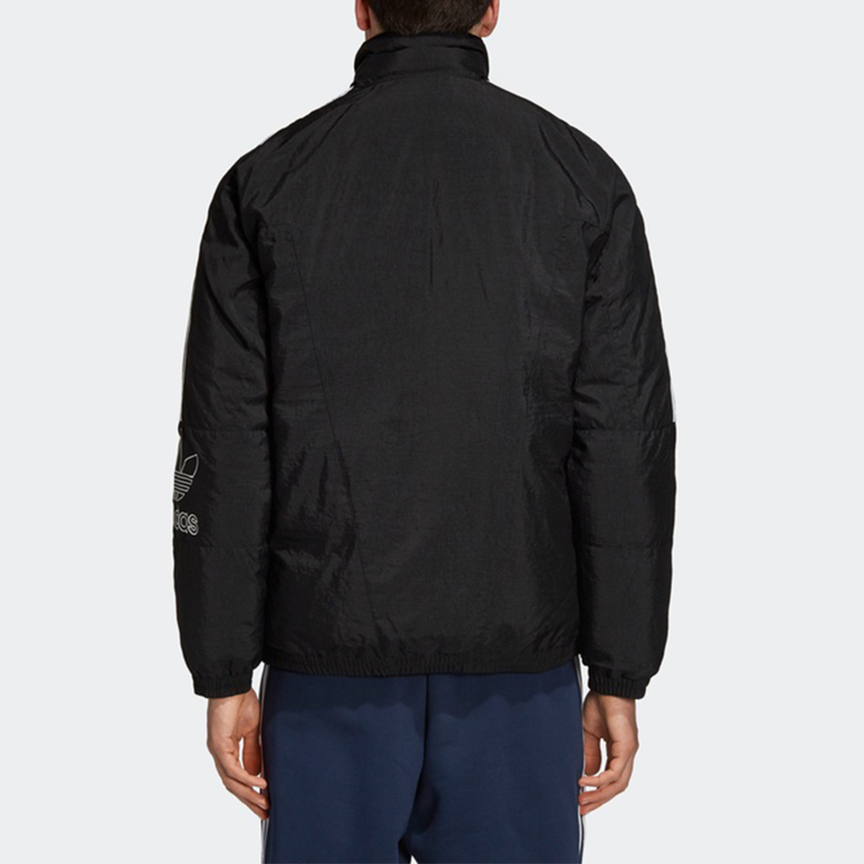 Adidas Originals Outline Tref LG Black Puffer Jacket for Men Winter Collection DH5000 圖 6