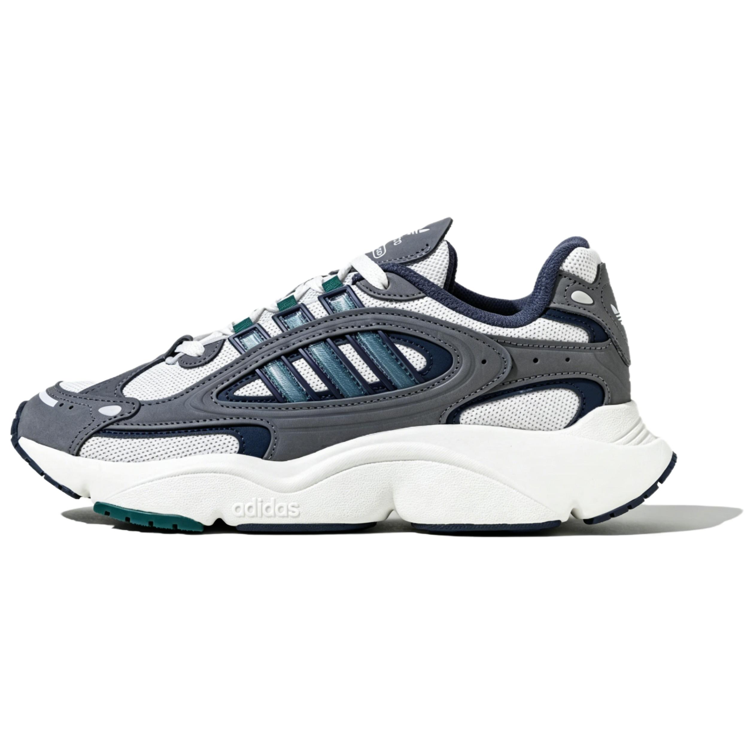 adidas Originals Ozmillen Gray Green Casual Dad Shoes Elevated Design. IH3373