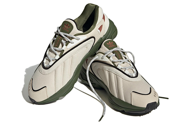 Lookbook adidas Originals Oztral 'Beige Olive' Sepatu Sneakers Pria/Wanita IF5413