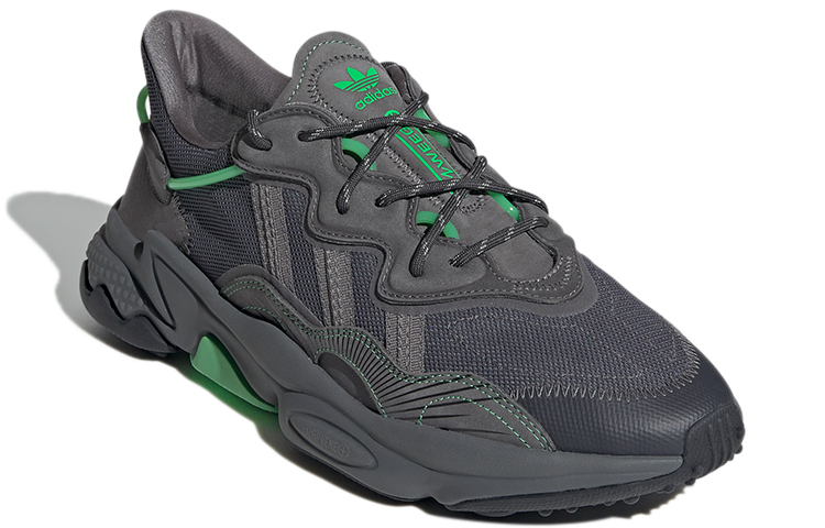Lookbook 아디다스 오즈위고 캐주얼 슈즈 '차콜 그레이 그린' GY3540