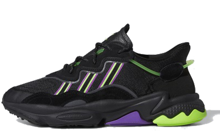Buy adidas originals Ozweego 復古拼色 減震防滑 低筒 日常休閒鞋 男女同款 暗夜紫