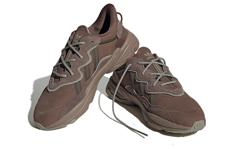 Lookbook 아디다스 오리지널스 오즈위고 스니커즈 '브라운' H03679