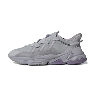 adidas originals Ozweego Cozy Wear-Resistant Running Shoes Gray Purple