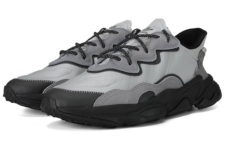 Lookbook 阿迪达斯三叶草 Ozweego "灰色" H68890