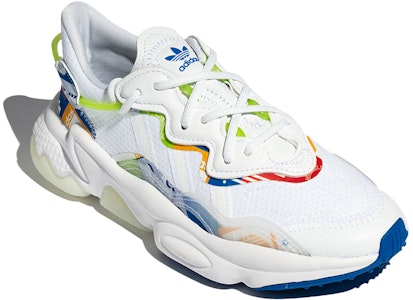 阿迪达斯 Ozweego 白蓝红 原创款 GX2714 Lookbook 阿迪达斯 Ozweego 白蓝红 原创款 GX2714