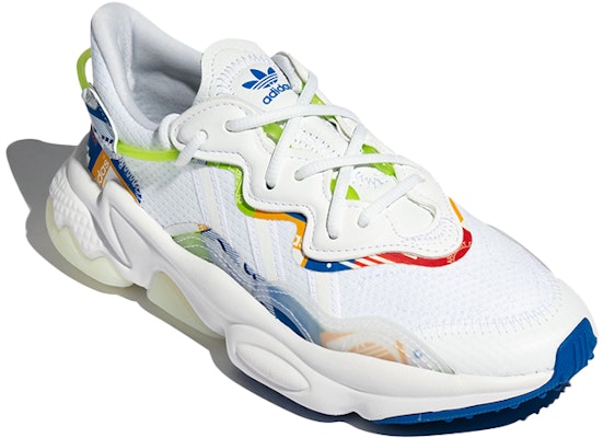 アディダス オリジナルス Ozweego 白青赤 GX2714 Lookbook アディダス オリジナルス Ozweego 白青赤 GX2714