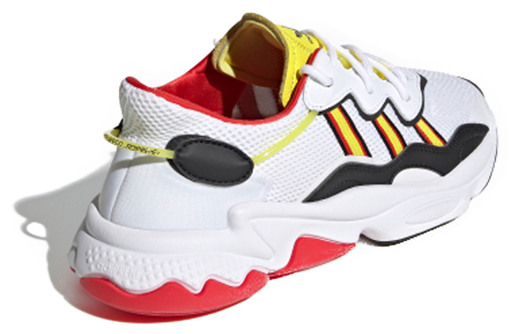 Lookbook adidas originals Ozweego 經典低筒運動休閒鞋 白紅黃