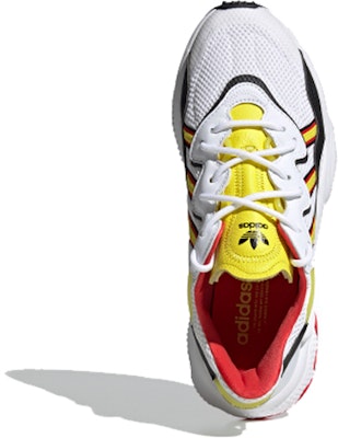 adidas originals Ozweego 經典低筒運動休閒鞋 白紅黃 Shop adidas originals Ozweego 經典低筒運動休閒鞋 白紅黃