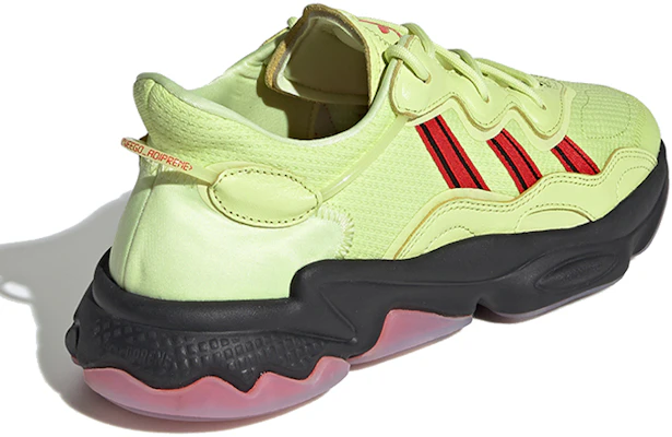 adidas originals Ozweego 輕便防滑 低筒復古鞋 黃綠 Shop adidas originals Ozweego 輕便防滑 低筒復古鞋 黃綠