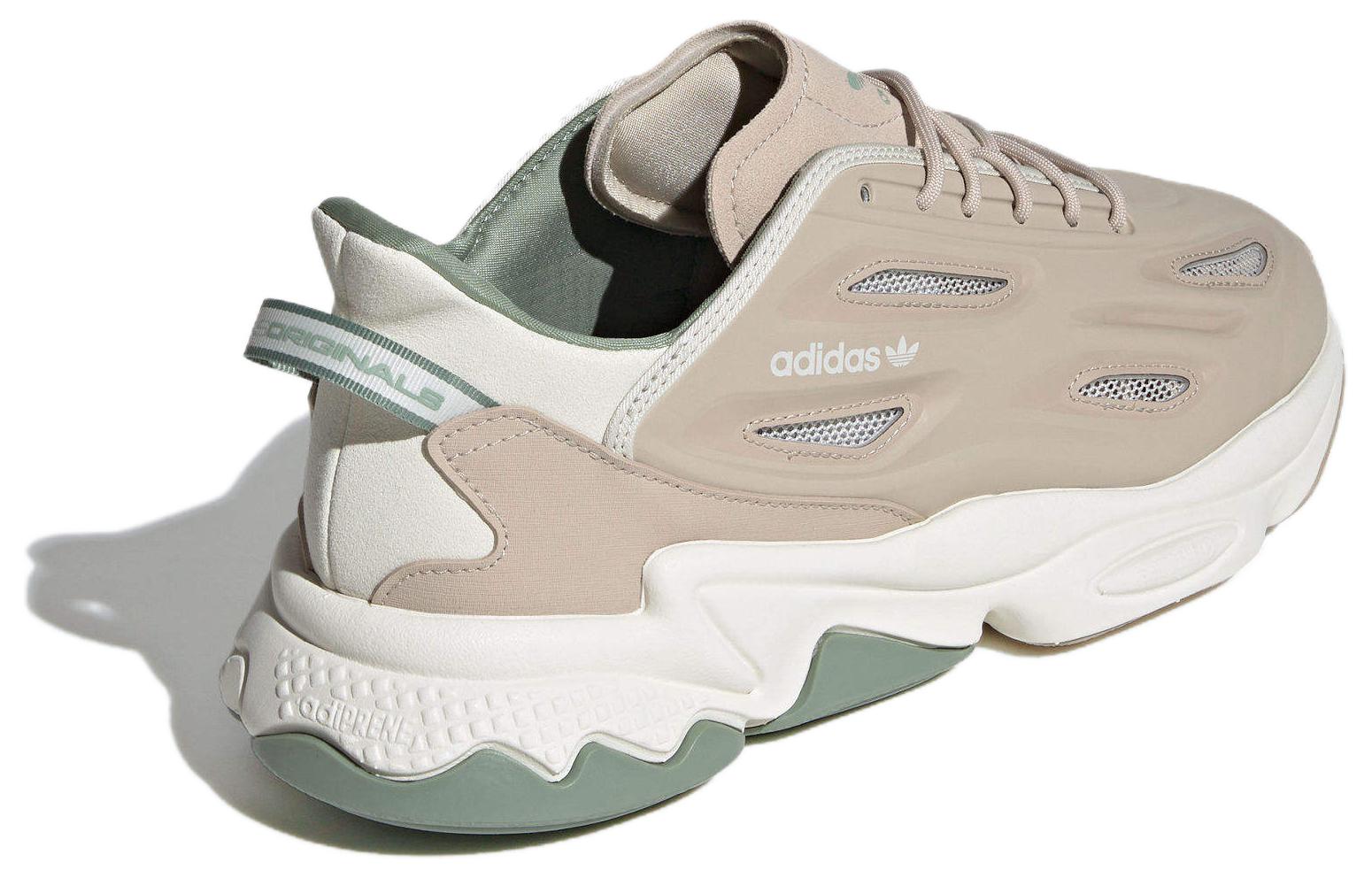 Shop adidas originals Ozweego Celox 舒適 耐磨輕便 低幫 老爹鞋 男女同款 卡其色