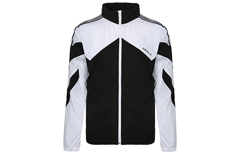 adidas Originals Palmeston Windbreaker Jacket Black White DJ3450