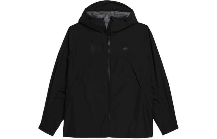 adidas Originals Paradigm Shell Solid Black Hoodie Jacket HF8108