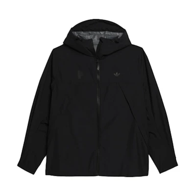 adidas Originals Paradigm Shell Solid Black Hoodie Jacket HF8108