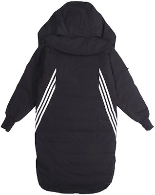 阿迪达斯三叶草男女款黑色长款羽绒大衣 FL0049 Lookbook 阿迪达斯三叶草男女款黑色长款羽绒大衣 FL0049