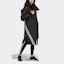 Sizing 阿迪达斯三叶草男女款黑色长款羽绒大衣 FL0049