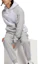 Shop adidas Originals 復古風拼布連帽衫 淺灰色 HI3021