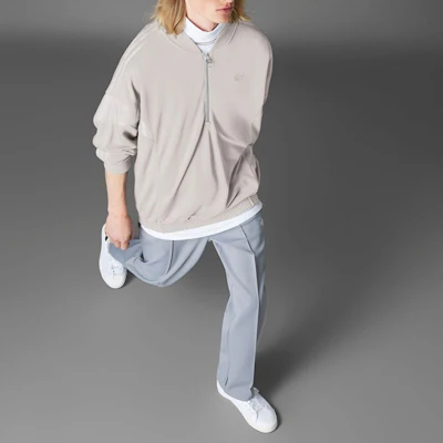 아디다스 오리지널 펄그레이 하프집 재킷 솔리드 스트라이프 로고 디자인 HM2340 Purchase 아디다스 오리지널 펄그레이 하프집 재킷 솔리드 스트라이프 로고 디자인 HM2340