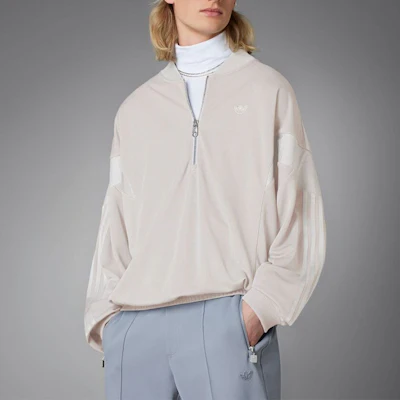 아디다스 오리지널 펄그레이 하프집 재킷 솔리드 스트라이프 로고 디자인 HM2340 Sizing 아디다스 오리지널 펄그레이 하프집 재킷 솔리드 스트라이프 로고 디자인 HM2340