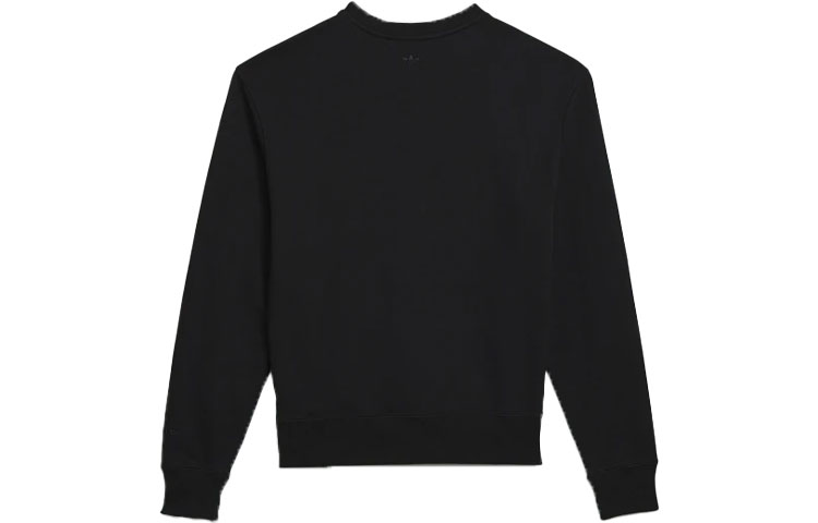 Lookbook adidas Originals Pharrell Williams聯名款黑色圓領運動衫 男女通用 H58314