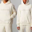 Sizing adidas Originals Pharrell Williams Hoodie Beige Unisex Kasual Bordir Musim Gugur HG1815
