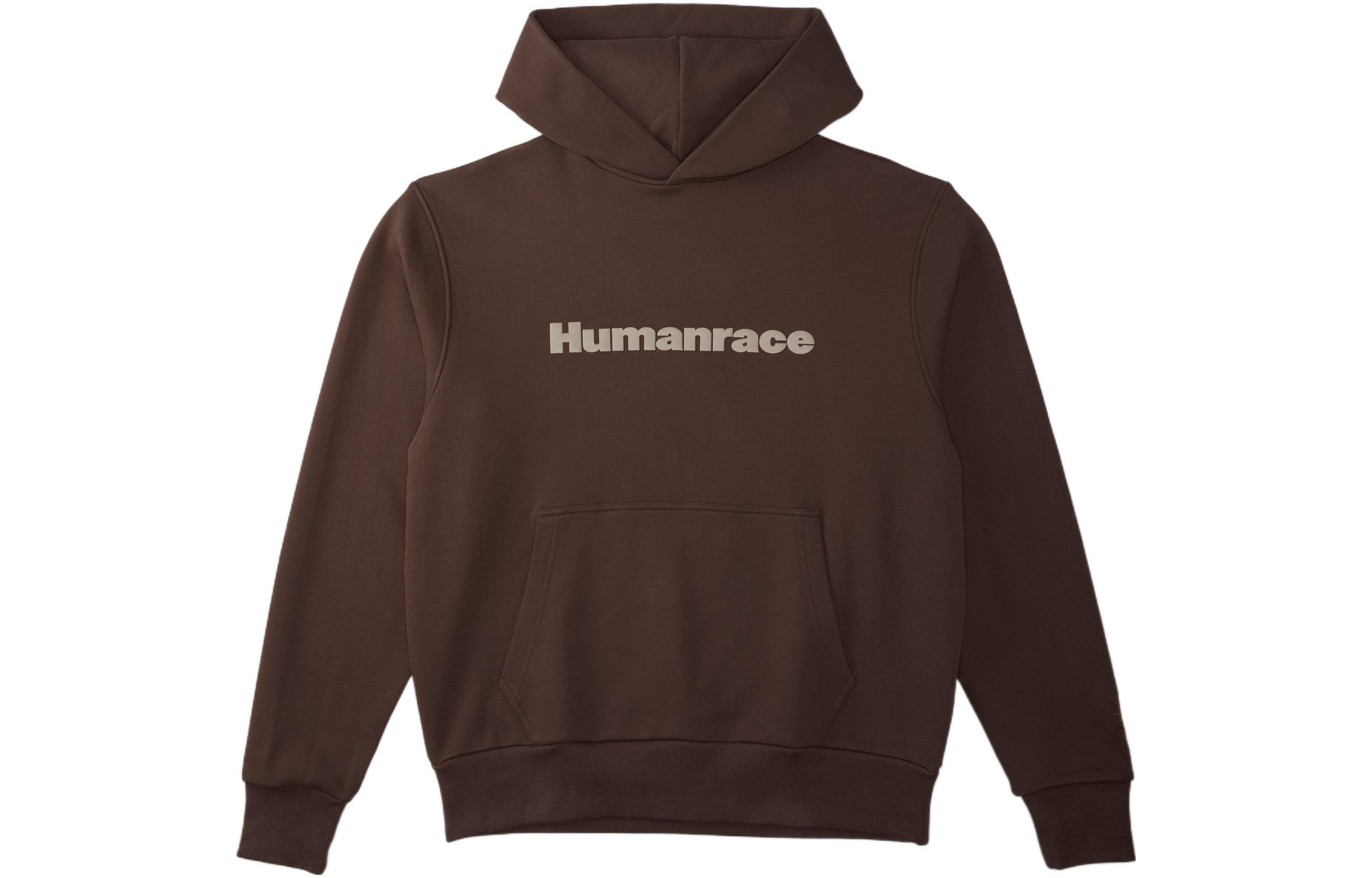 adidas Originals Pharrell Williams Hoodie Brown Unisex Casual Sportswear HI2958 圖 2