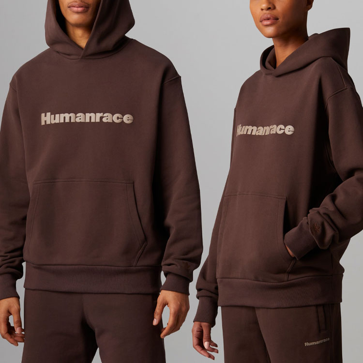 adidas Originals Pharrell Williams Hoodie Brown Unisex Casual Sportswear HI2958 圖 7