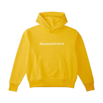 adidas Originals Pharrell Williams Hoodie Sun Yellow Unisex Casual Pullover HG1817