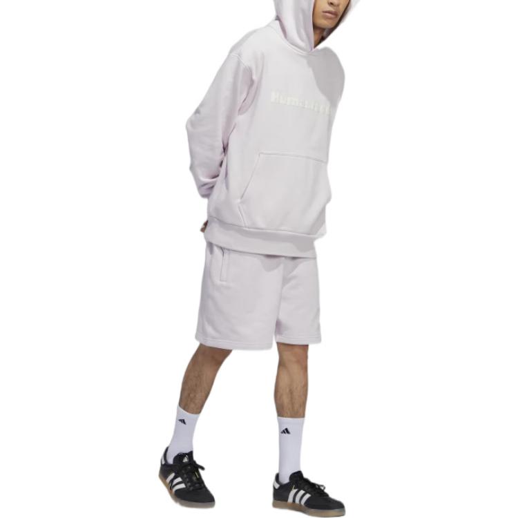 Shop adidas Originals Pharrell Williams 粉色復古標誌男女款運動衫 HS4816