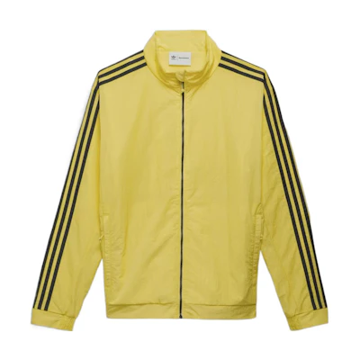 adidas Originals Pharrell Williams Shell 3-Stripes Retro Jacket Light Yellow Unisex HS7622