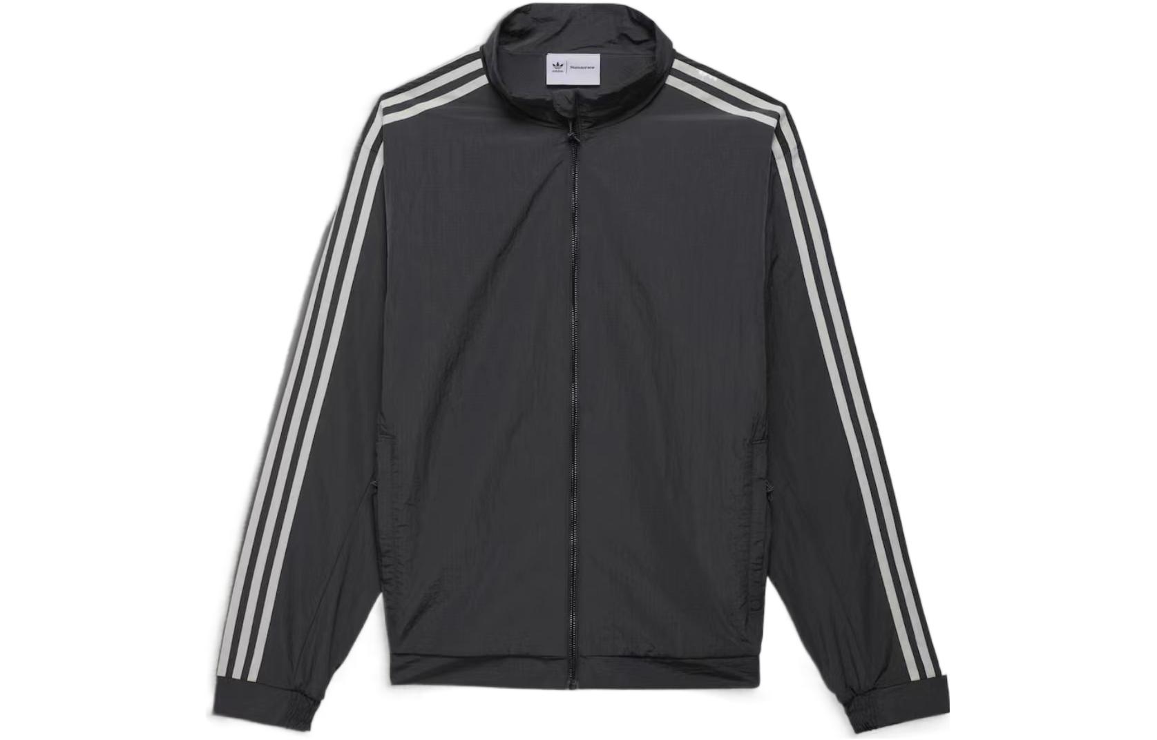 Buy adidas Originals Pharrell Williams Striped Zip Jacket Unisex Night Sky Black. HT9996
